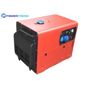 China AC Single Phase 220V Small Portable Diesel Generator 6kva Silent Genset 50HZ 60HZ on sale