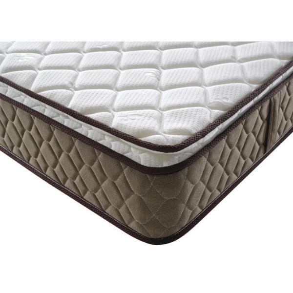Custom Pillow Top Bonnell Spring Compressed Foam Mattress Queen Size
