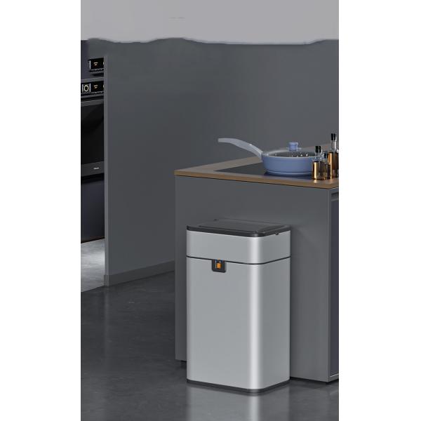 50l Smart Kitchen Trash Can Self Seal Auto Bag Change Trash Can with Odor Filter and Touchless