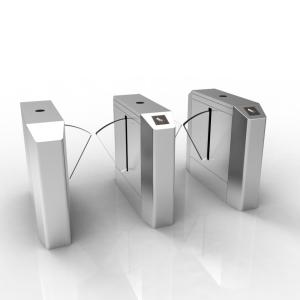 Smart High Speed Waist High Turnstile , Electronic Office Pedestrian Swing