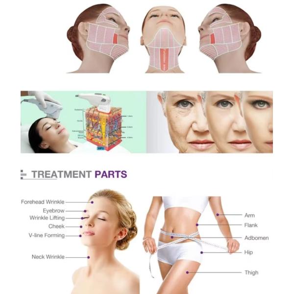 2 In 1 Liposonic Body Shaping Face Skin Lift Wrinkle Remover 4d Hifu Machine
