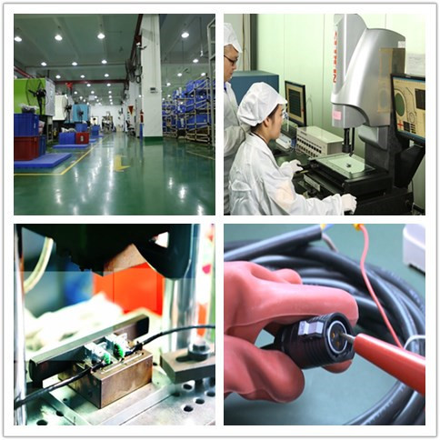 IP65 waterproof amp CAT6 RJ45 Panel Mount Socket Ethernet Connector