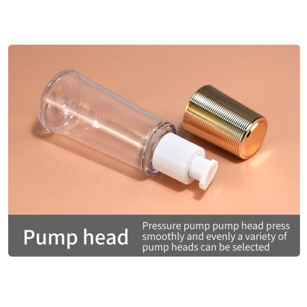 120ml 150ml PETG Bottle Triangle Thick Wall Cosmetic Jar Custom Logo Printing Accepted