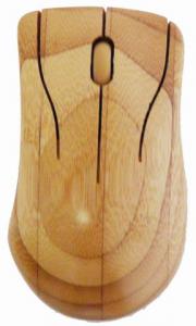 China Used by both right and left hand ergonomic symmetric design bamboo computer mouse wireless wholesale