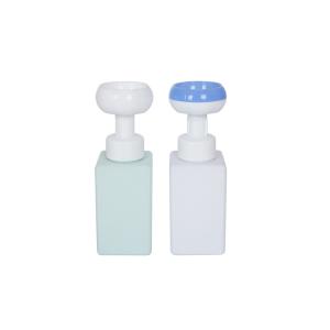 China 450ml PETG Foam Pump Bottle Flower Shape Skin Care Packaging Shampoo Shower Bottle UKF07 on sale