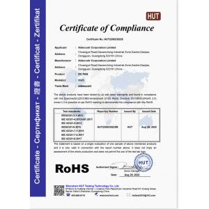 Dongguan Zhiling Motor Technology Co., Ltd. Certifications