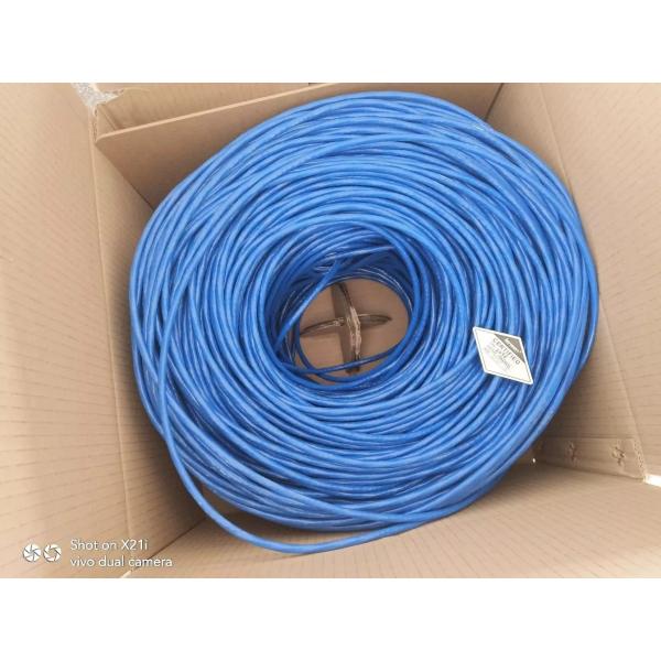 23AWG 0.56mm BC Cat6 FTP Cable 4 Pair Twister 305m Pull Out Box Ethernet