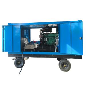 China 1500bar Industrial Pipeline Cleaning Equipment Diesel Hydro Jet Machine wholesale