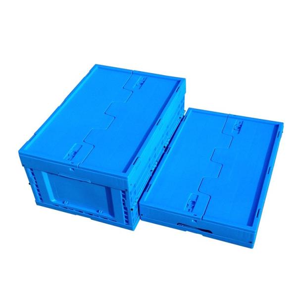 Collapsible plastic container stackable turnover plastic box storage