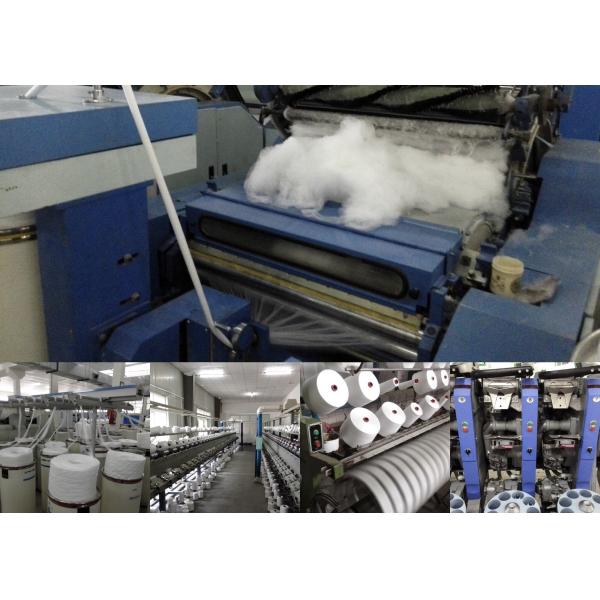 High Tenacity 40/2 Raw White Plastic Cone Spun Cationic Polyester Yarn