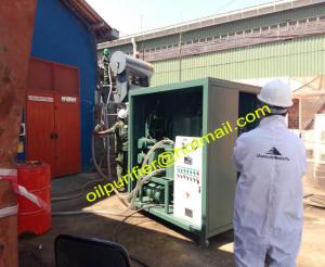 China Double-Stage Vacuum Vaporation Type Transformer Oil Purifier, Insulation Oil Purification Plant onsite working for buyer wholesale