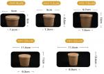 brown kraft paper disposable paper bowls paper bowls party paper cups for hot