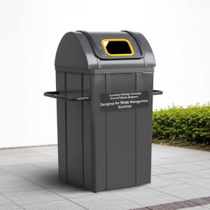 China 10mm Thickness Custom Trash Can with 30L-1100L Capacity and Sensor Trash Bin Lid for Household Use on sale