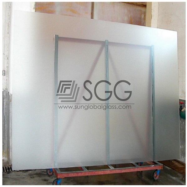 clear acid etched glass panel 3mm 4mm 5mm 6mm 8mm 10mm 12mm 15mm 19mm