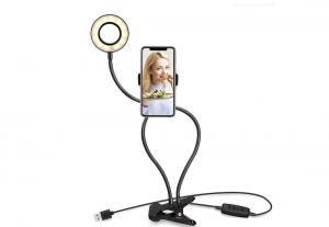 China 2500K 4000K Selfie Ring Light With Clamp and Phone Holder Beauty light wholesale