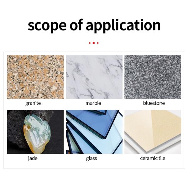 High Quality PCD Diamond Four Edge End Mill Marble Granite Stone Carving Tools Engraving Stone Engraving CNC Router Bit