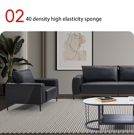 Guangzhou Furniture Hotel Sofa Design Modern Leather Office Office Hotel Living Room Modular Modular Sofa