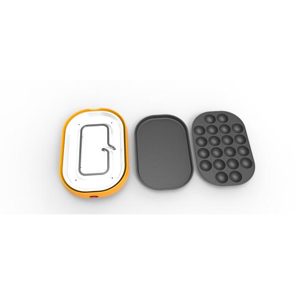 2 In 1 Detachable Electric Takoyaki Maker 20 Holes With Multi Function