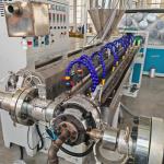 Extrusion Process PVC Fibre Reinforced Pipe Making Machine for Processing Large