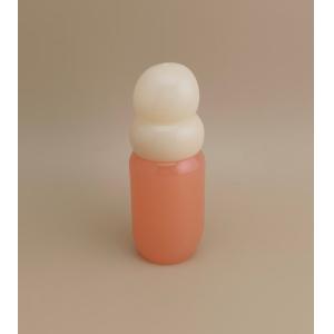 Pink Glass Bottle with Ricewhite Cap for Girls' Perfume