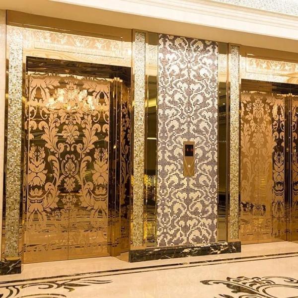 Mirror Polished Etched 430 201 304 Stainless Steel Sheets Decorative Customizable Pattern