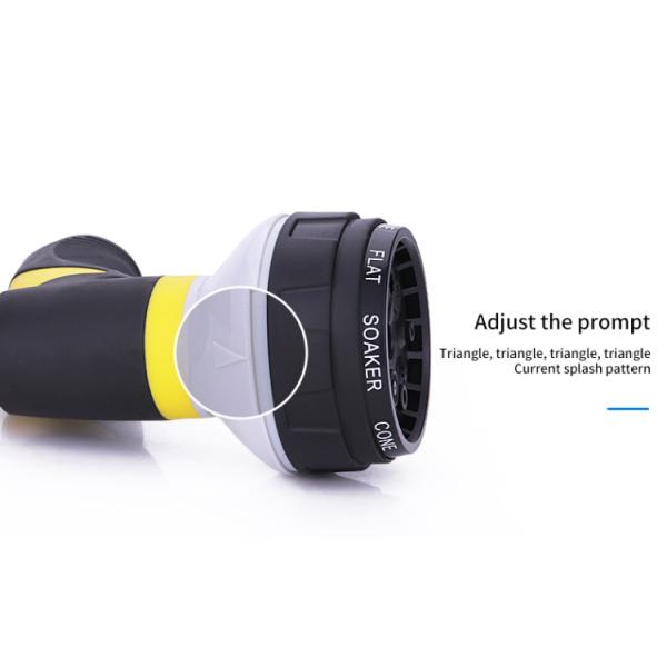 Garden Water Guns 7 Pattern Garden Irrigation High Pressure Garden Hose Nozzle