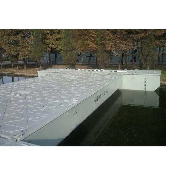 Temporary Trestle Floating Pontoon Bridge With Anti-corrosion Coatings