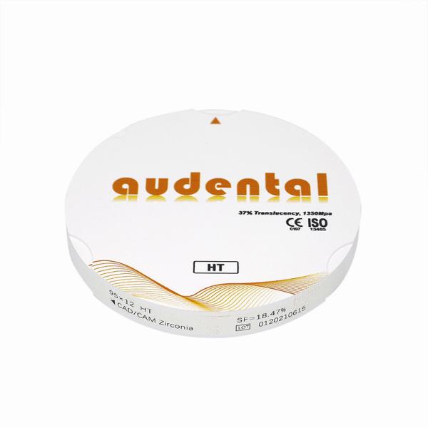 HT/DHT White Zirconium Disc / Block 37% Translucency 1350Mpa Strength