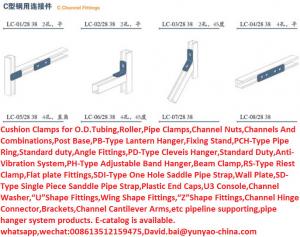 China Wall Plate,SD-Type Single Piece Sanddle Pipe Strap,Plastic End Caps,U3 Console,Channel Washer wholesale