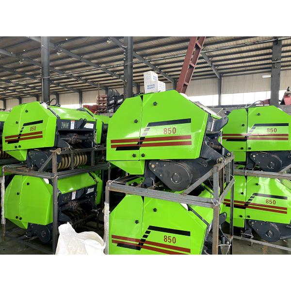 Mini Round Hay Baler Machine Agriculture Implement with Tractor for Farm Use