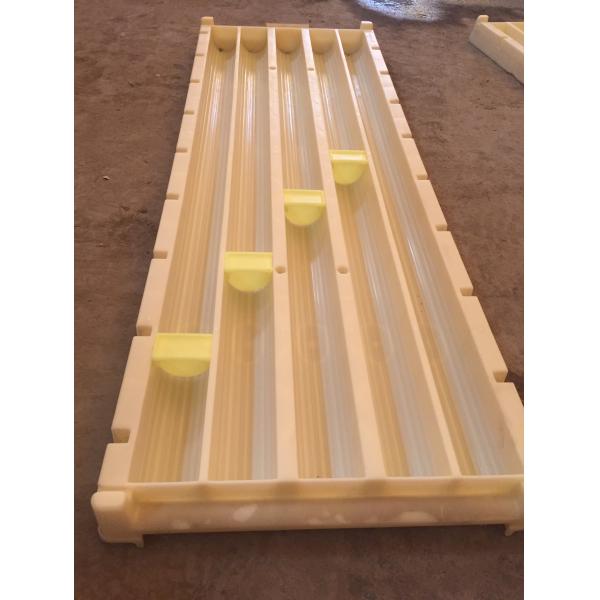 Light Yellow Drill Core Trays Block For Q Sizes Mining Core Boxes 1070*385mm