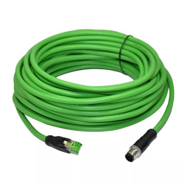 8 pin connector wire X d code Female M12 to Male RJ45 cable 4 pin 8 pin waterproof M12 connector