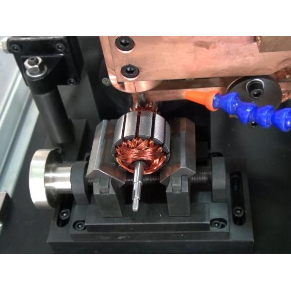 Welding The Copper Wire Commutator Hook Fusing Machinery / Machinery For Mixer Motor