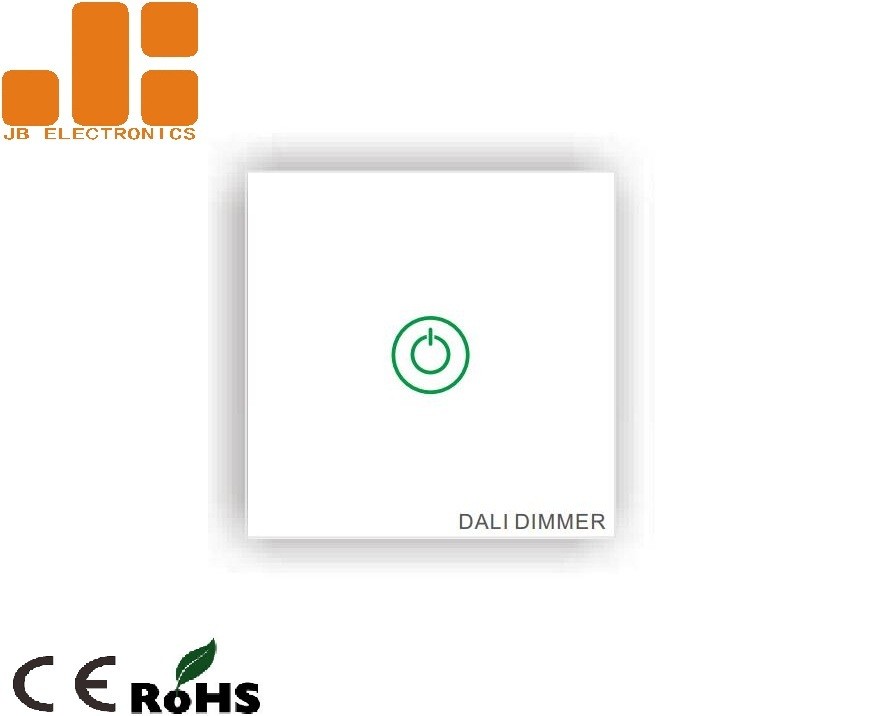 China Single Channel LED Dimmer Switch With DALI Touch Panel 86*86 Type Available wholesale