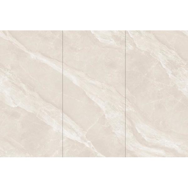 Light Yellow Polished Glazed Tile 900x1800mm Indoor Floor