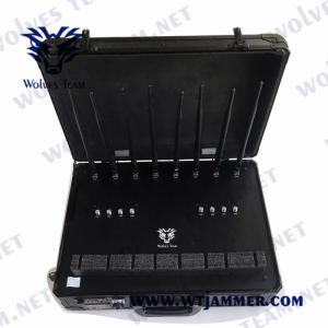 8 Channels CDMA 120W Mobile Phone Signal Jammer 5dBi Antenna