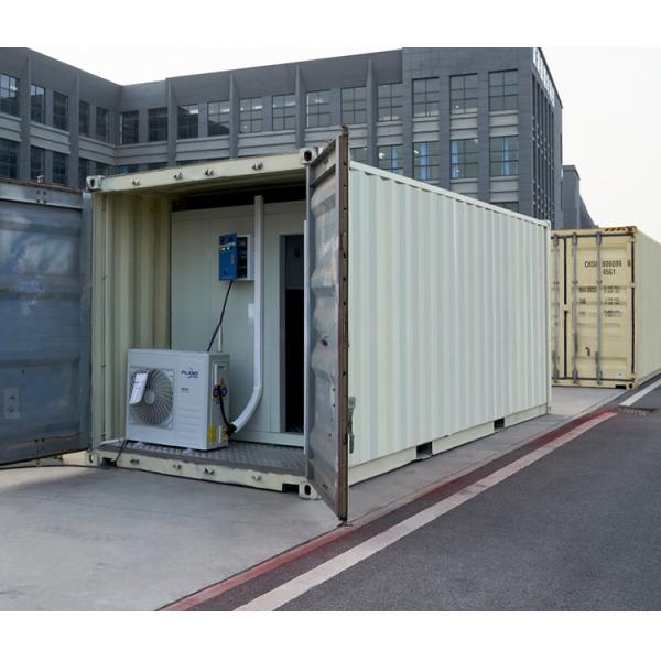 20ft Reefer Container Cold Storage Room with Aluminum T-Bar Floor and R134a/R404A Refrigerant