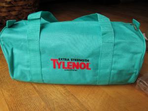 China Extra-Strength Tylenol gym bag pharmaceutical promotional item on sale
