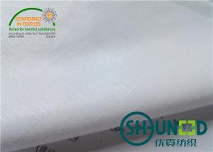 China 5332S Cotton Shirt Fusable Interfacing Flat Coating HDPE For Shirt on sale