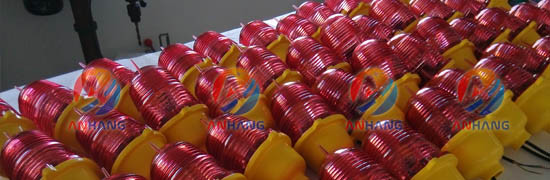 Steady Burning Aircraft Warning Lights for Buildings with Aluminum Alloy Base