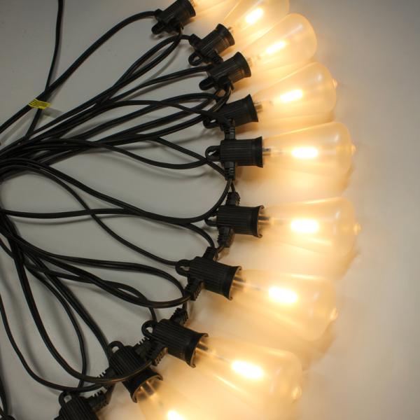 Outdoor Patio String Lights ST38 Edison Style Frosted Bulb String Lights Garden Backyard Party Wedding Outdoor String Lights
