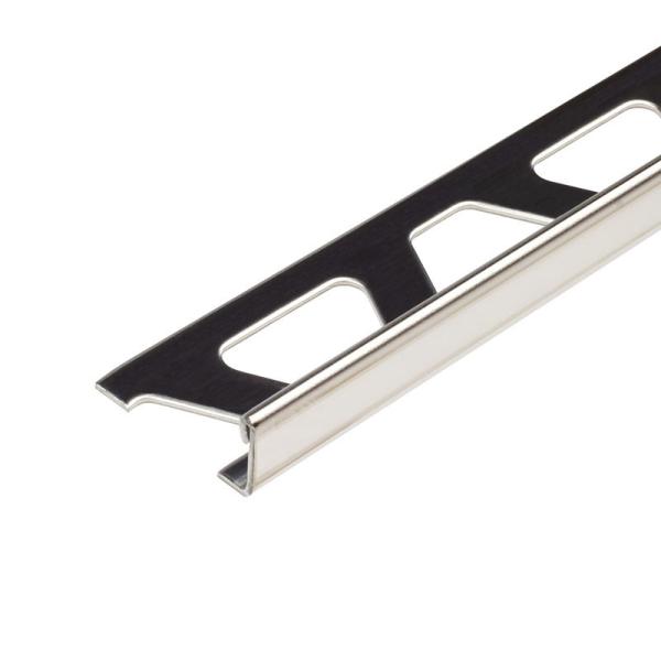 Curving Corner Tile Profile Silver Stainless Steel Tile Trim 10mm Round Shape