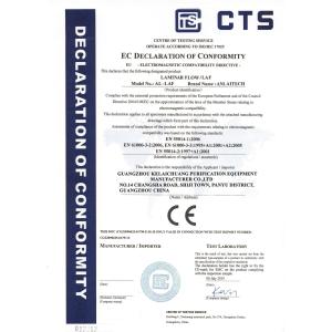 GUANGZHOU ANLAI GENERAL EQUIPMENT CO.,LTD Certifications