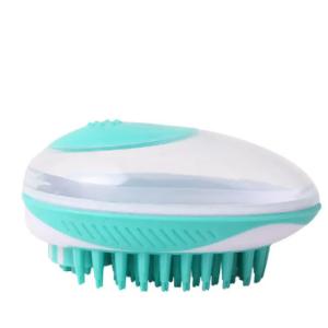 China ABS Pet Wash Brush  Bath Massage Brush Soft Silicone Bristles on sale
