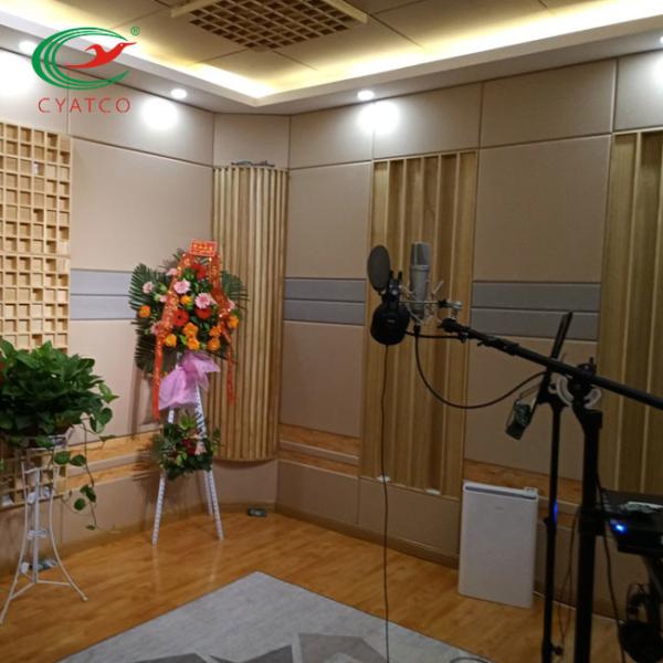 Flameproof Durable Wrapping Acoustic Panels , Multipurpose Fabric Wall Acoustics