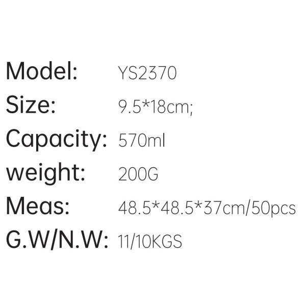 Renewable Push Plate Cup RPS Fresh And Light Lemonade Double-layer Fruit Tea Cup 530ML GRS Certified