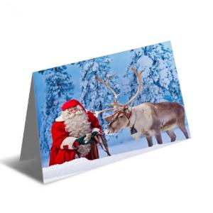 China Deep 3D effect Custom Lenticular 3D Greeting Cards For Christmas Celebration wholesale