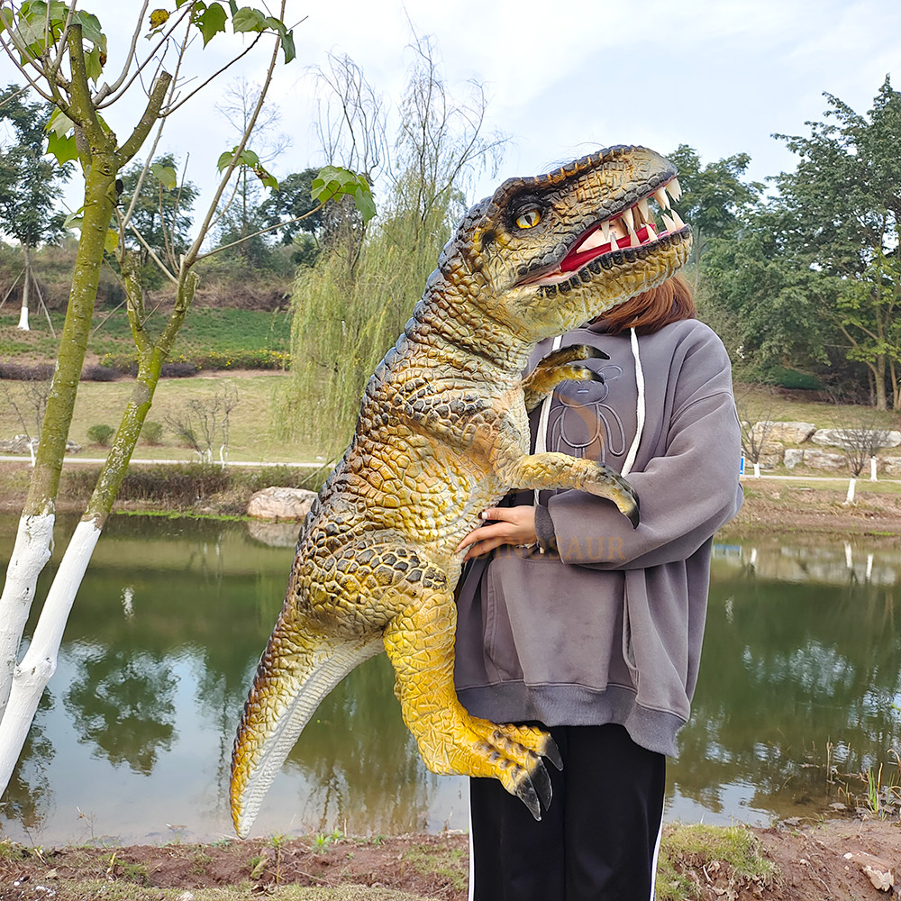 China Sunproof Tyrannosaurus Rex Hand Puppet Dinosaur Full Body Puppet For Performance wholesale