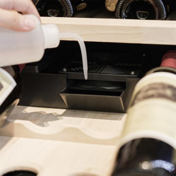 Premium Red Wooden Kitchen Wine Cooler With Advanced Temperature Control Premium Red Wooden Kitchen Wine Cooler With Advanced Temperature Control