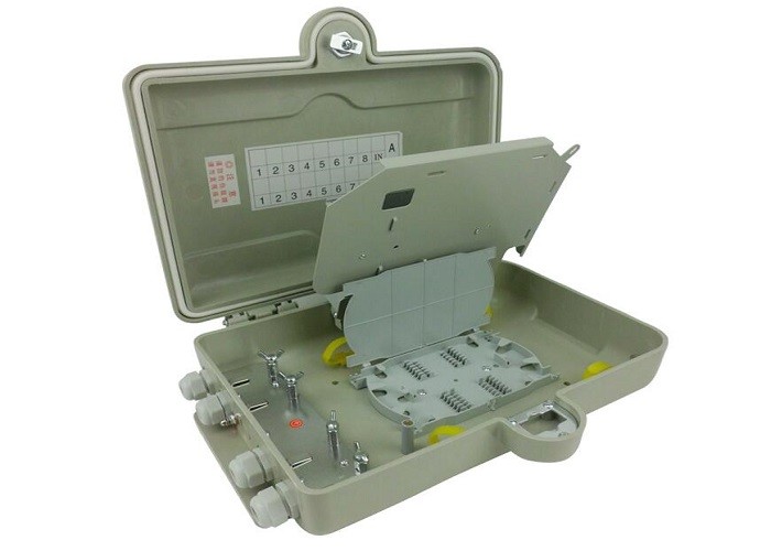 IP67 Optical Distribution Frames 16 Ports Wall Lock Box For FTTH Access Network